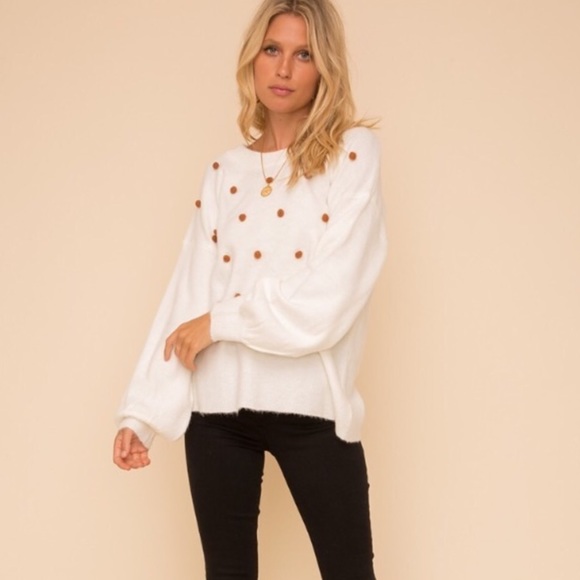 Pom Pom Sweater, New - Picture 5 of 12